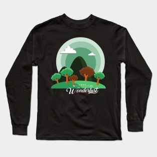 Love wonderlust Adventure Explore the world travel lover summer spring Long Sleeve T-Shirt